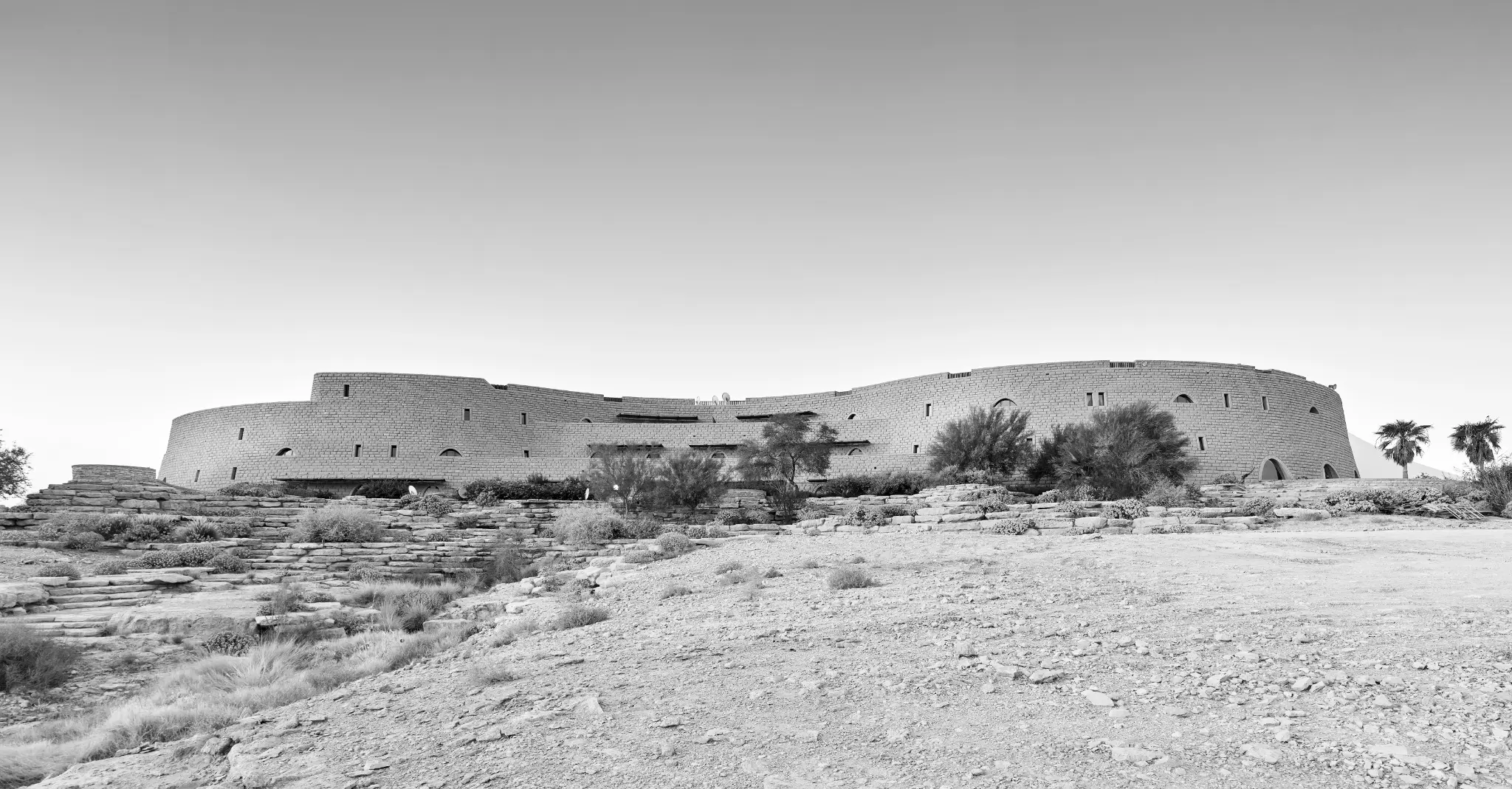 Tuwaiq Palace Exterior — Riyadh Stone Fortress
